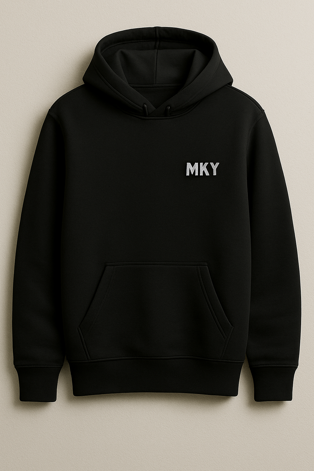 Hoodie homme MKAYLS en tissu premium avec coupe moderne et capuche ajustée
