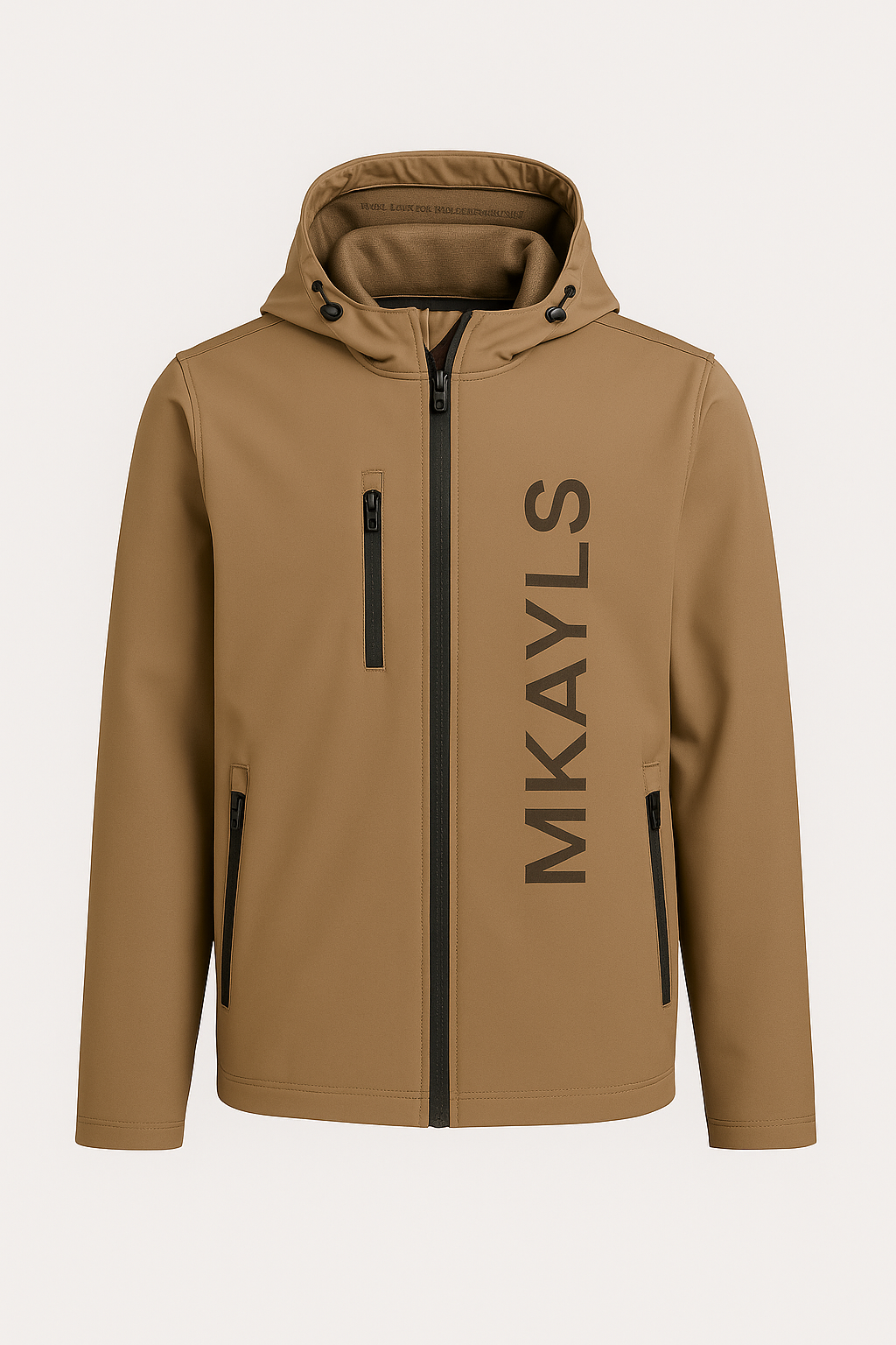 Veste homme élégante Mkayls vue de face avec coupe ajustée et boutons premium
